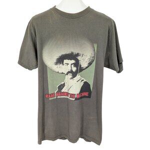 Vintage Giant Rage Against The Machine T Shirt Size L Emiliano Zapata USA 1997